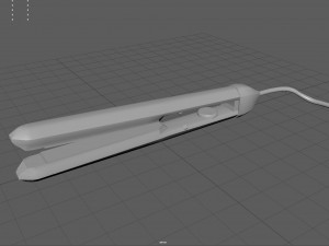 HAIR IRON Modello 3D