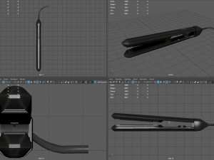 HAIR IRON Modello 3D