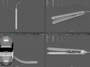 HAIR IRON Modello 3D