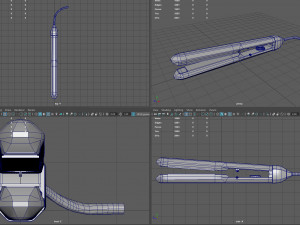 HAIR IRON Modello 3D