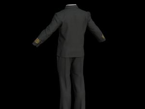 Airline pilot uniform 3D 모델