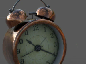 Despertador anal&oacute;gico Modelo 3D