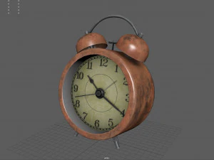 Despertador anal&oacute;gico Modelo 3D