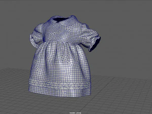 BABY DRESS 3D Model