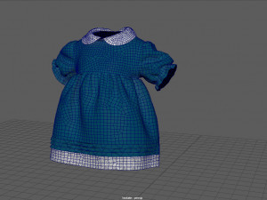 BABY DRESS 3D मॉडल