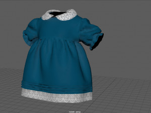 BABY DRESS 3D मॉडल