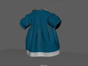 BABY DRESS 3D Model