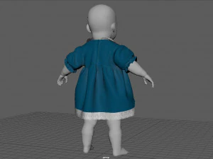 BABY DRESS 3D Model