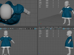 BABY DRESS 3D मॉडल