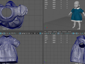 BABY DRESS 3D मॉडल