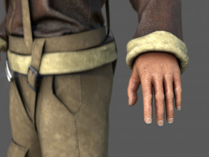 WORLD WAR II PILOT Modello 3D