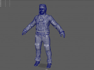 WORLD WAR II PILOT Modello 3D