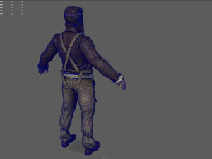 WORLD WAR II PILOT 3D Model