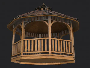 Gazebo Taman 2 Model 3D