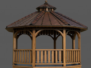 Garden Gazebo 2 3D Model