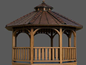 Gazebo Taman 2 Model 3D