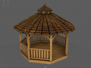 Garden Gazebo 2 3D Model