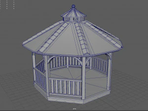 Gazebo Taman 2 Model 3D
