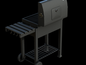 Barbecue with Complements 3D 모델