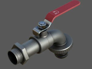 Garden Faucet 3D Model