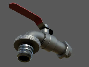 Garden Faucet 3D Model