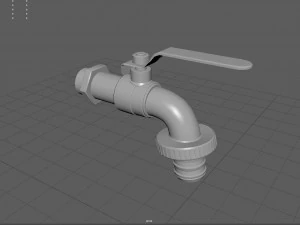 Garden Faucet 3D Model