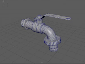 Garden Faucet 3D Model