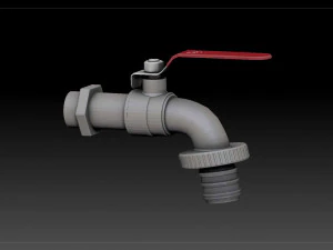 Garden Faucet 3D Model