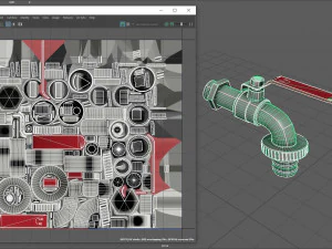 Garden Faucet 3D Model