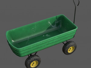 Garden Cart Model 3D