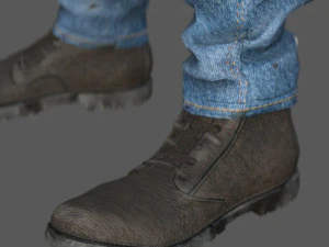 FAT BIKER MAN 3D Model