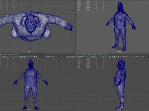 FAT BIKER MAN 3D Model