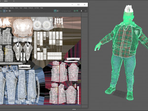 FAT BIKER MAN 3D Model