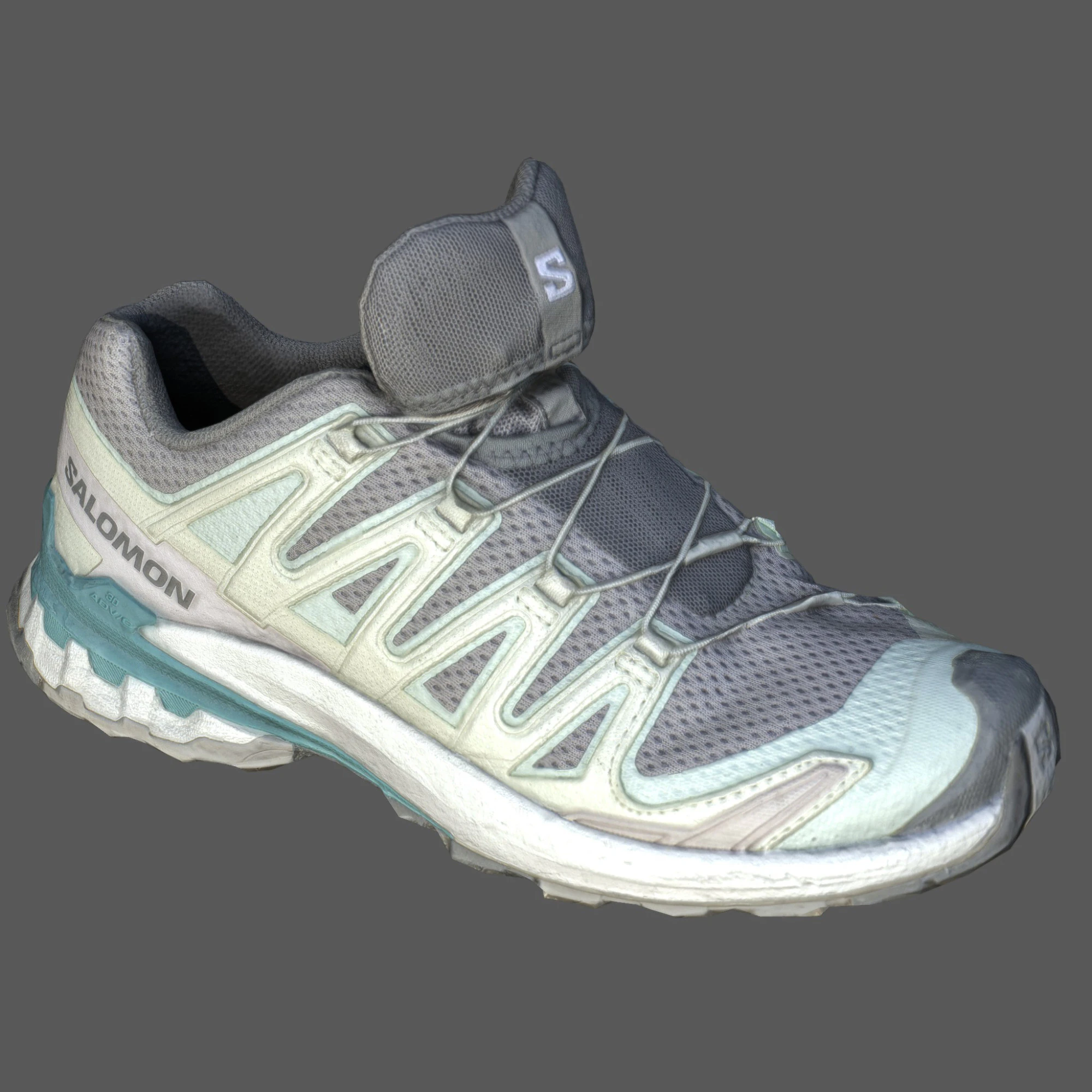 Salomon Female Sneakers 3D Model .c4d .max .obj .3ds .fbx .stl .blend 