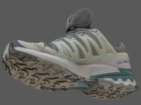 Salomon Female Sneakers 3D मॉडल