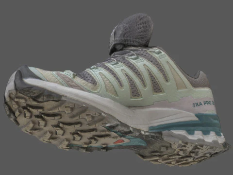 Salomon Female Sneakers 3D Model