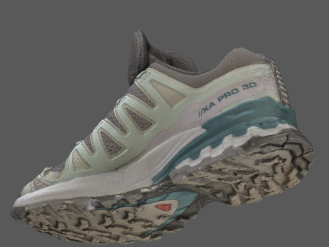 Salomon Female Sneakers 3D मॉडल