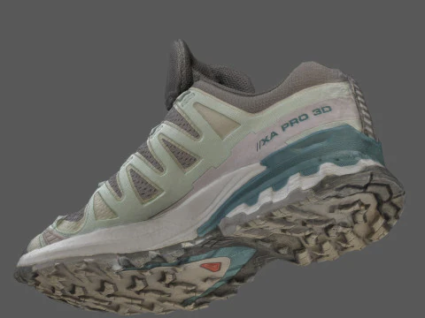 Salomon Female Sneakers 3D Model