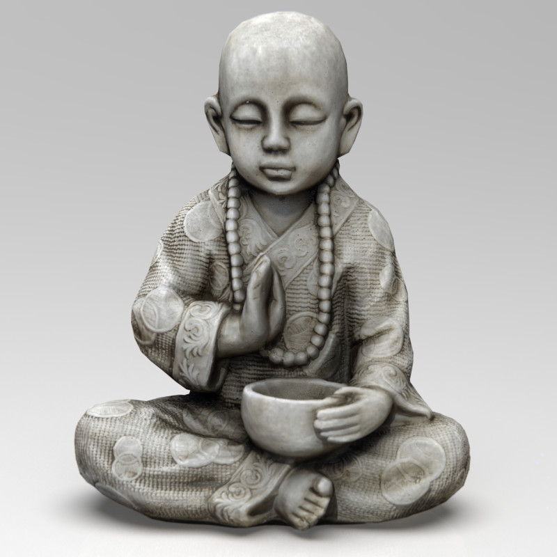 CHILD BUDDHA STATUE Modelo 3D .c4d .max .obj .3ds .fbx .stl .blend 