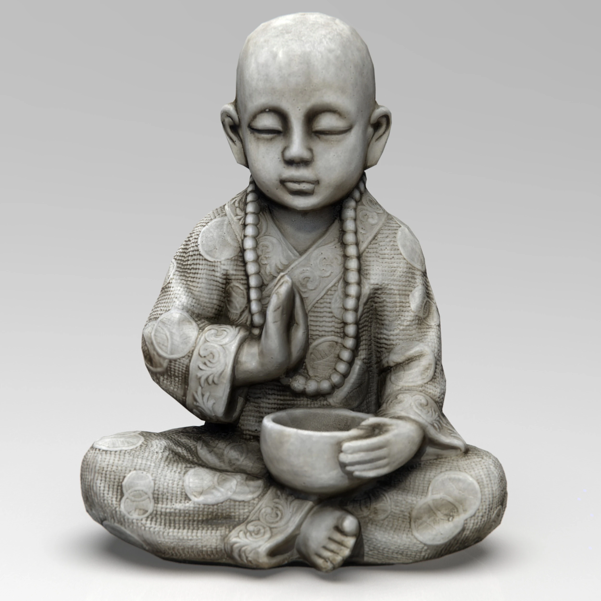 CHILD BUDDHA STATUE 3D Model .c4d .max .obj .3ds .fbx .stl .blend 