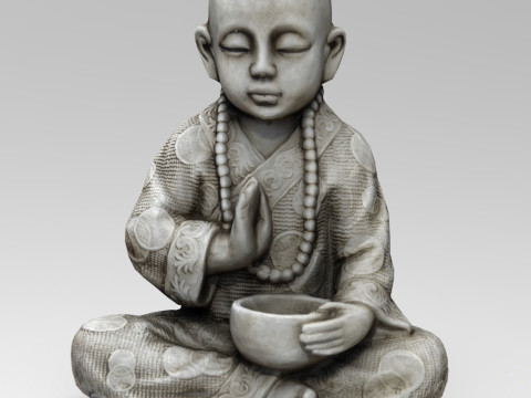 CHILD BUDDHA STATUE 3D Model