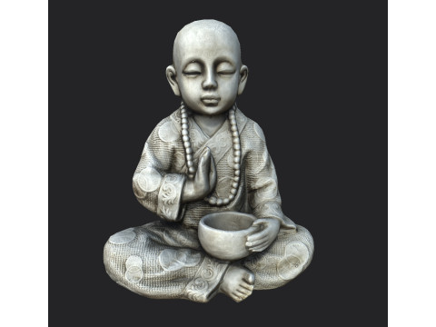 CHILD BUDDHA STATUE Modelo 3D