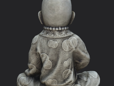 CHILD BUDDHA STATUE Modelo 3D