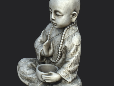 CHILD BUDDHA STATUE Modelo 3D