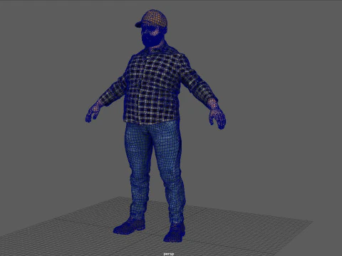 TRUCK DRIVER 3D Model