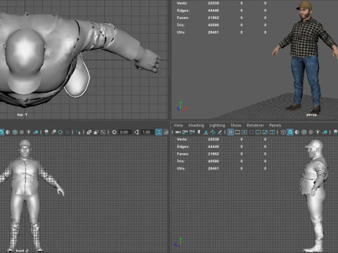 TRUCK DRIVER 3D Model