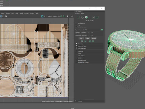 Elegant Womens Watch 3D Model
