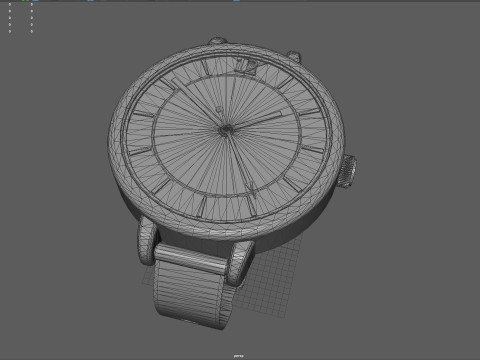 Elegant Womens Watch 3D Модель