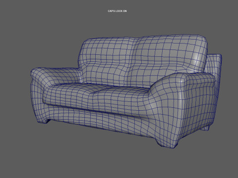 ELEG&Acirc;NCIA DO SOF&Aacute; Modelo 3D