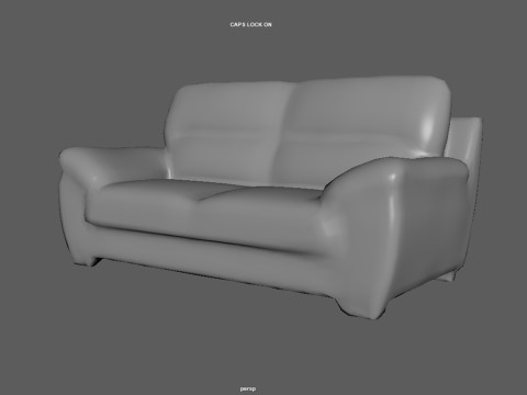 ELEG&Acirc;NCIA DO SOF&Aacute; Modelo 3D